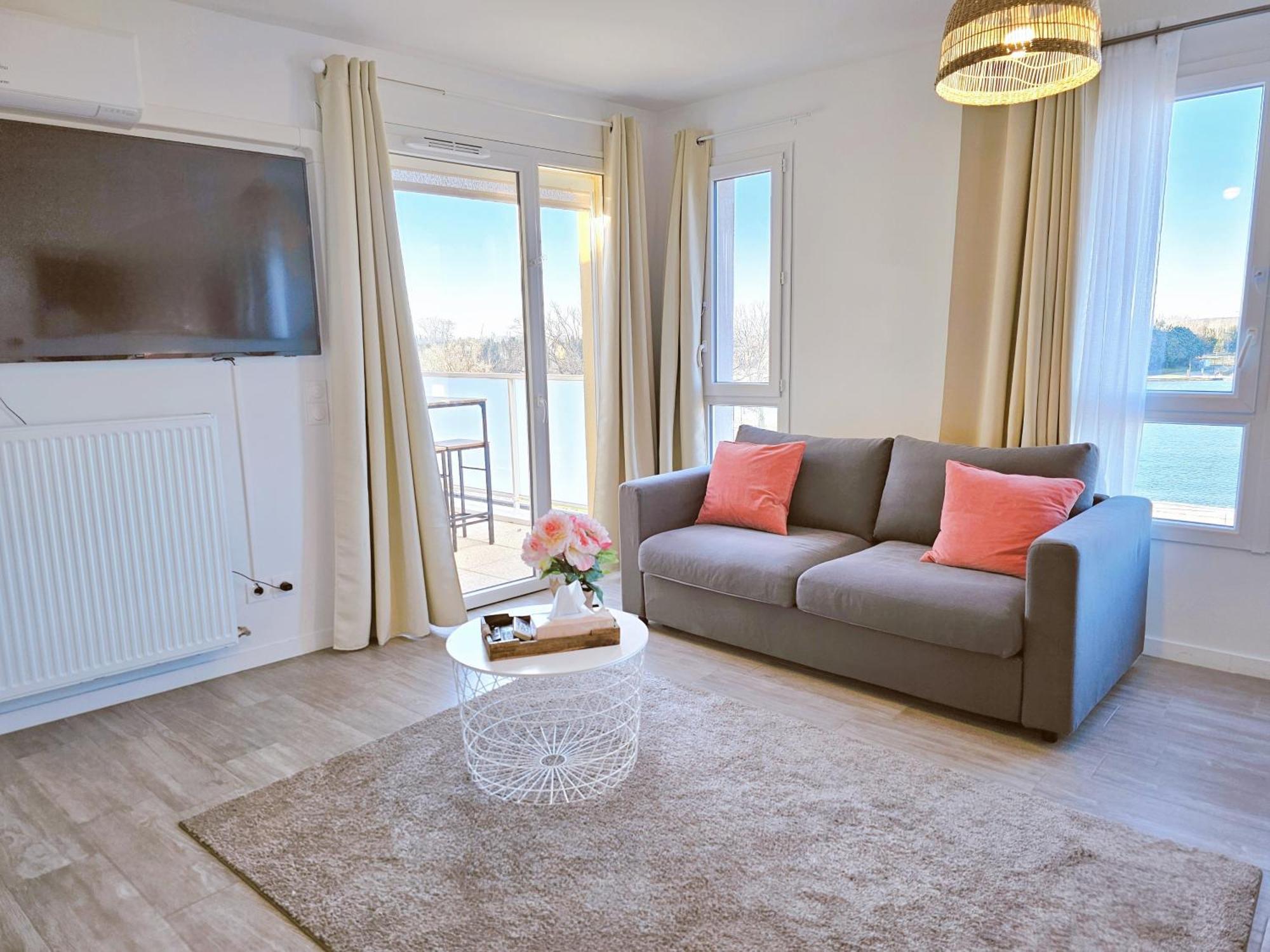 Lakeside Provence - Appartement 4 Etoiles Face Au Lac De 몽투 외부 사진